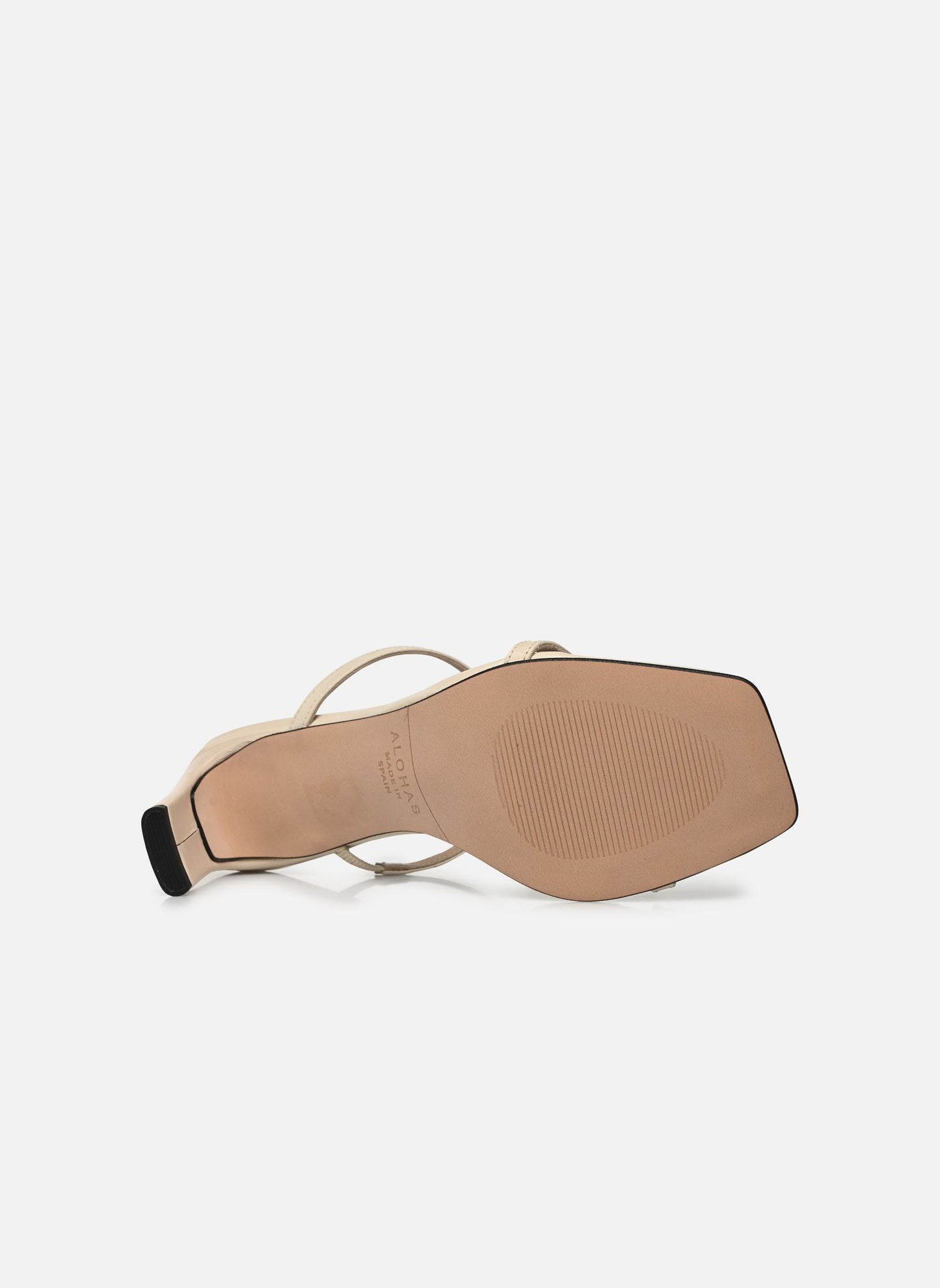 Cannes Stone Grey Leather Sandals