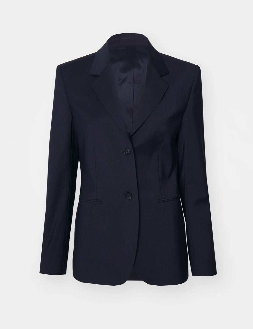YLJA WOOL-BLEND BLAZER DARK INK
