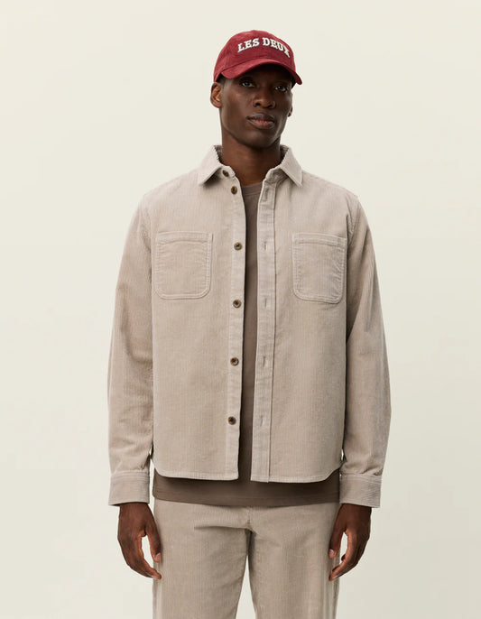 KODY CORDUROY OVERSHIRT LIGHT SAND