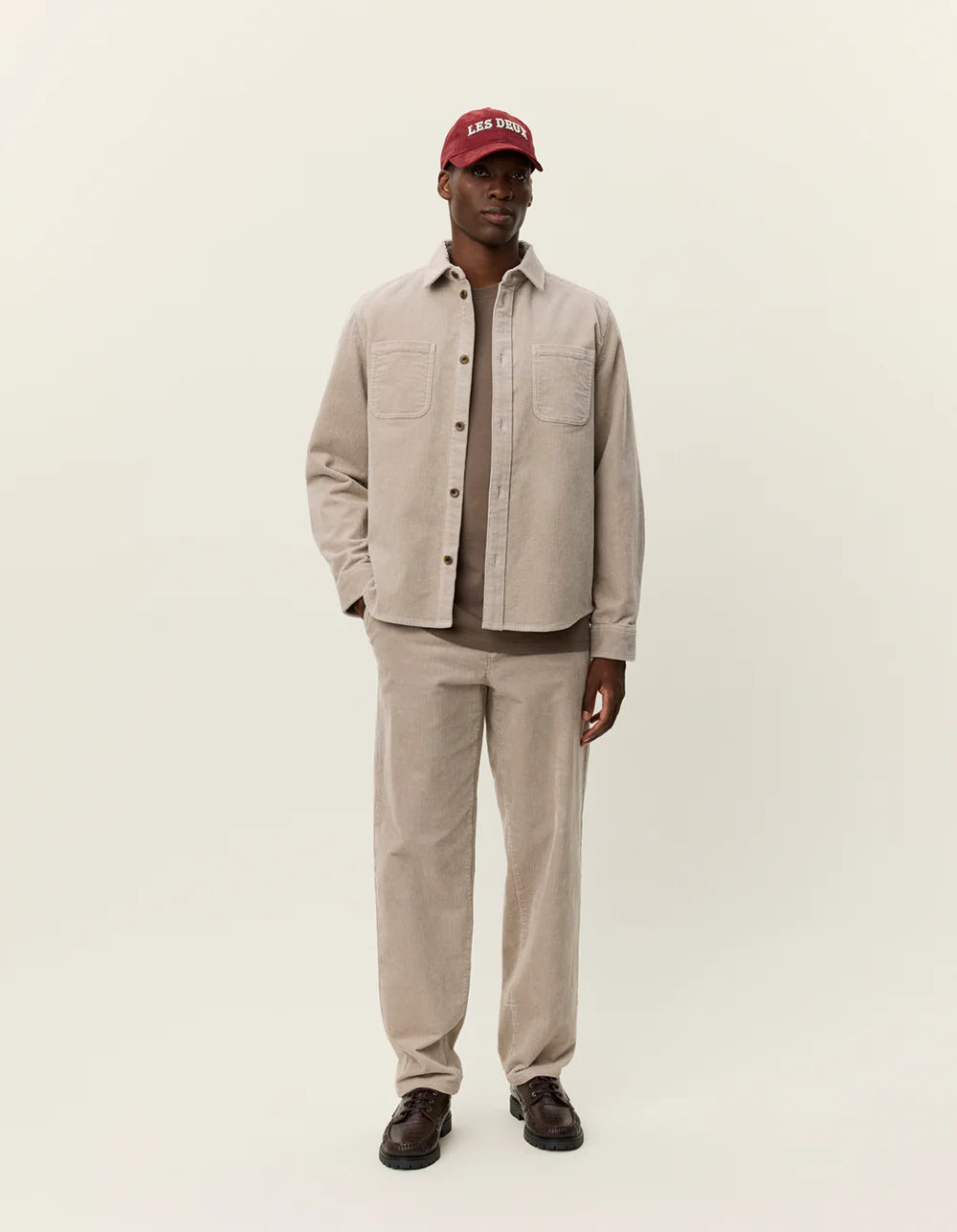 KODY CORDUROY OVERSHIRT LIGHT SAND