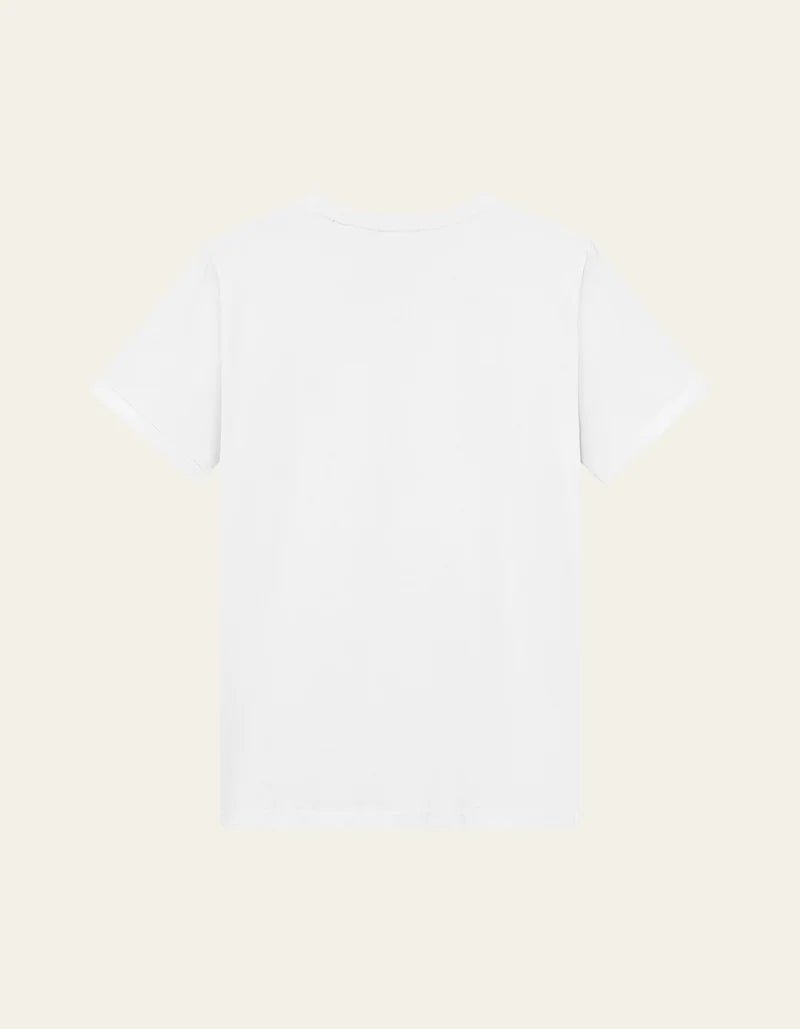 NORREGAARD CONTRAST T-SHIRT WHITE