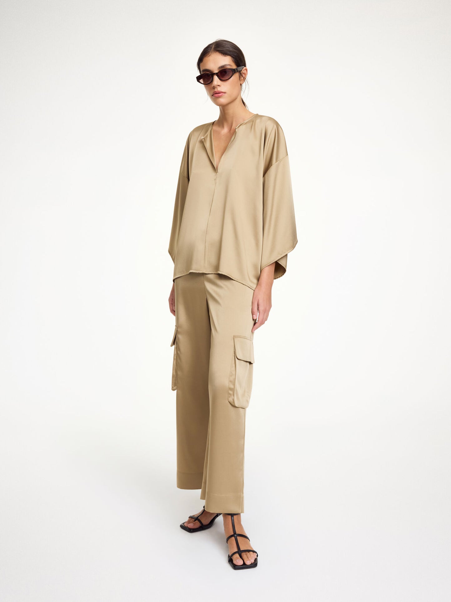 CICIE BLOUSE KELP