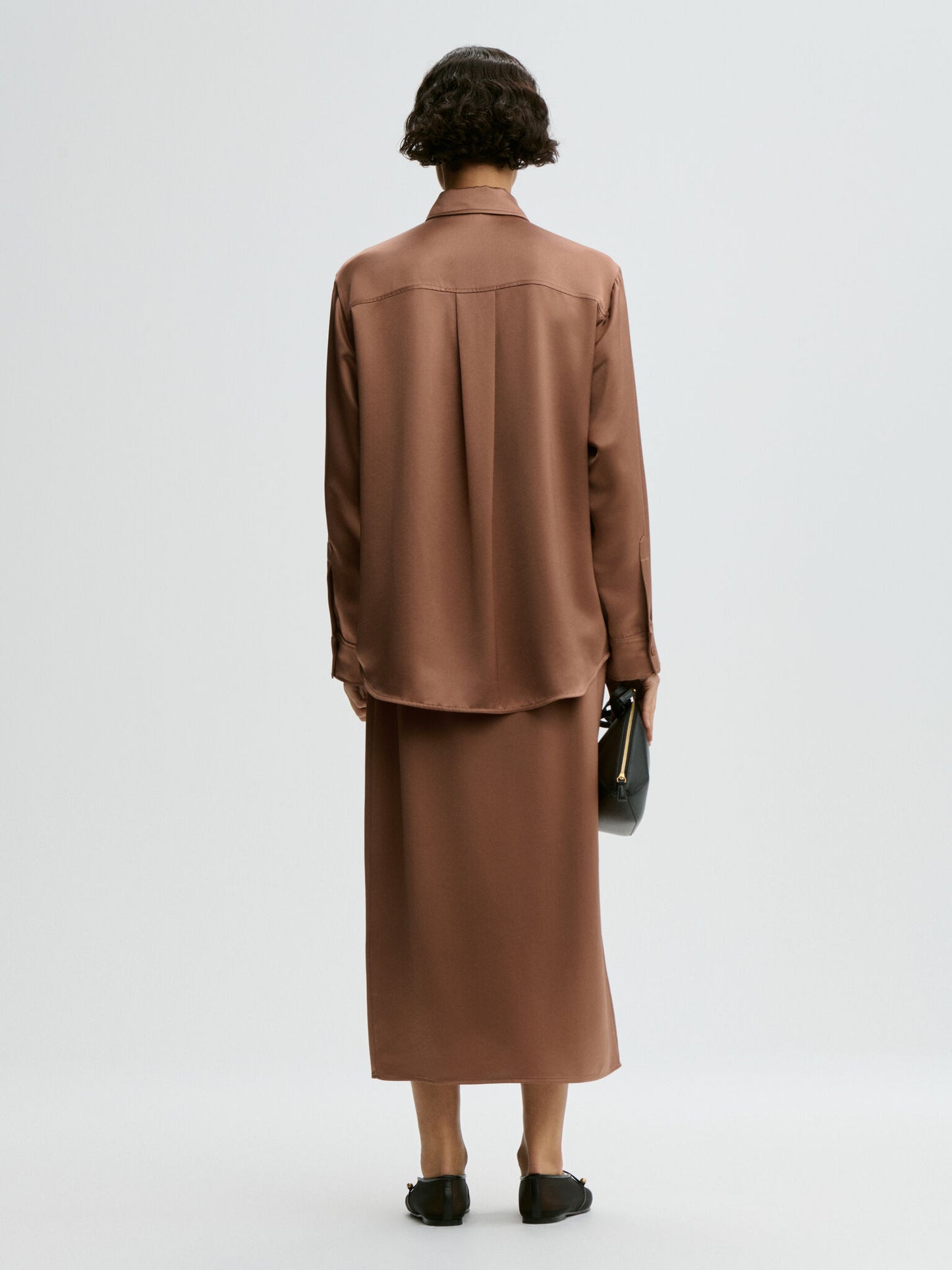 PACIA SATIN MAXI SKIRT