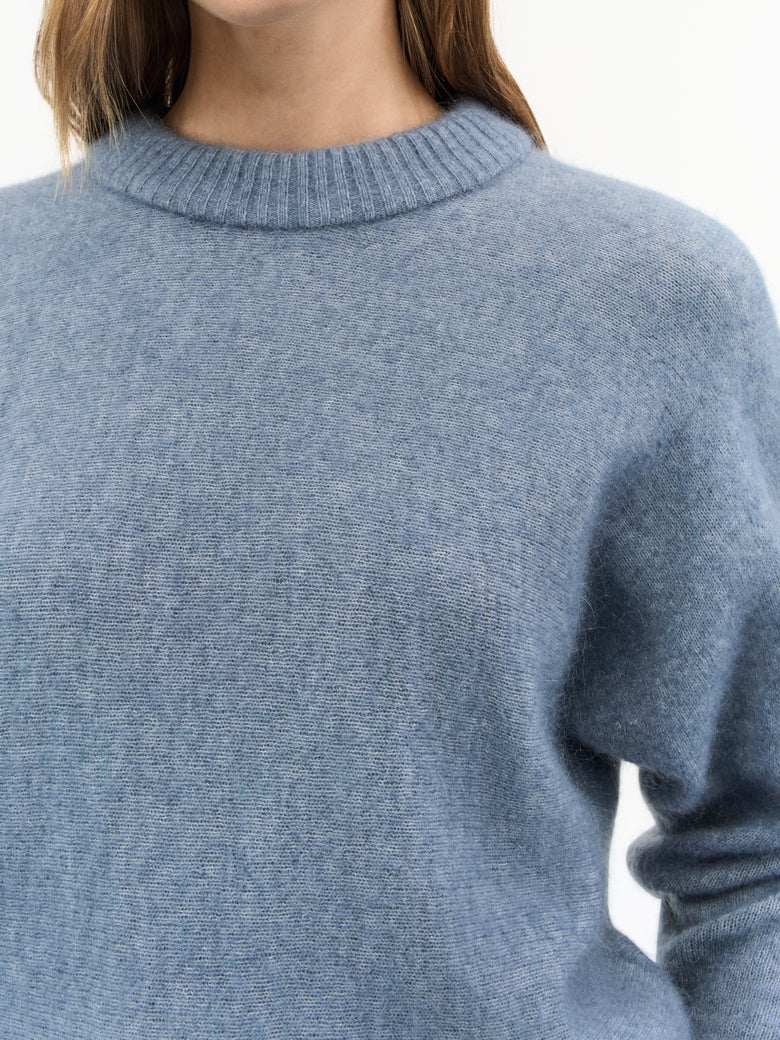 GWYNN MOHAIR-MERINO PULLOVER