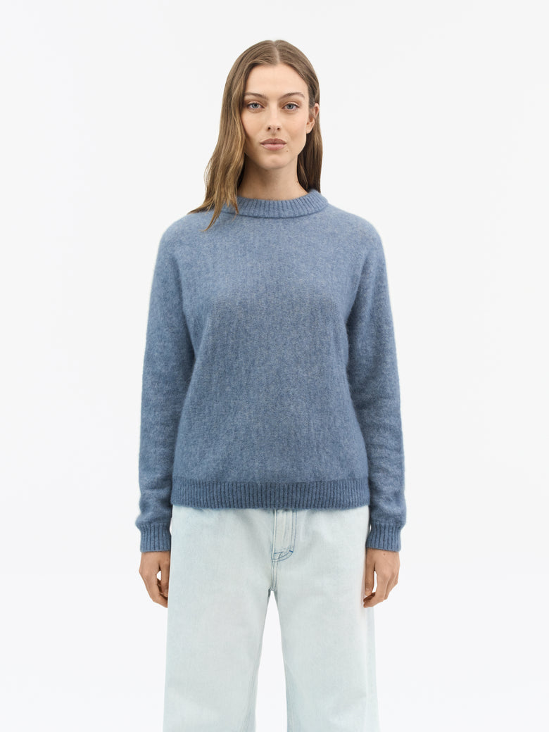 GWYNN MOHAIR-MERINO PULLOVER
