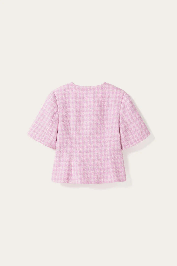KASAUNDRA BLAZER BABY PINK