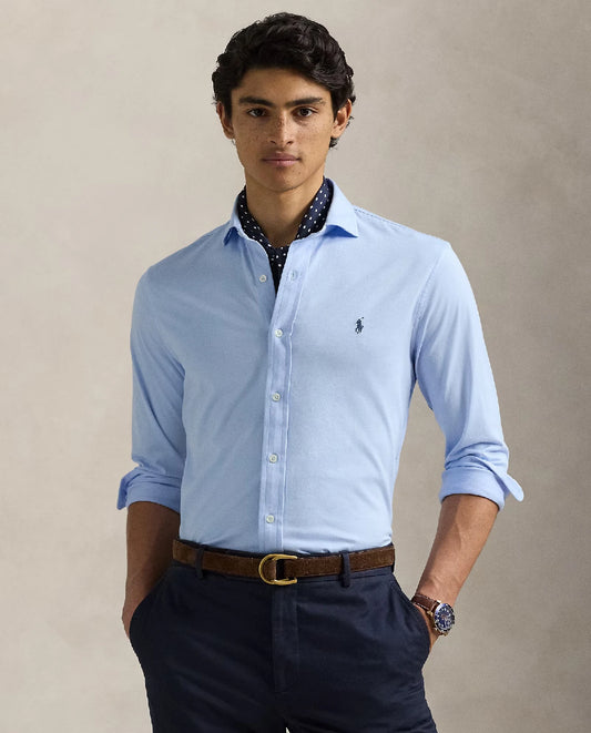 LONG SLEEVE SPORT SHIRT OFFICE BLUE