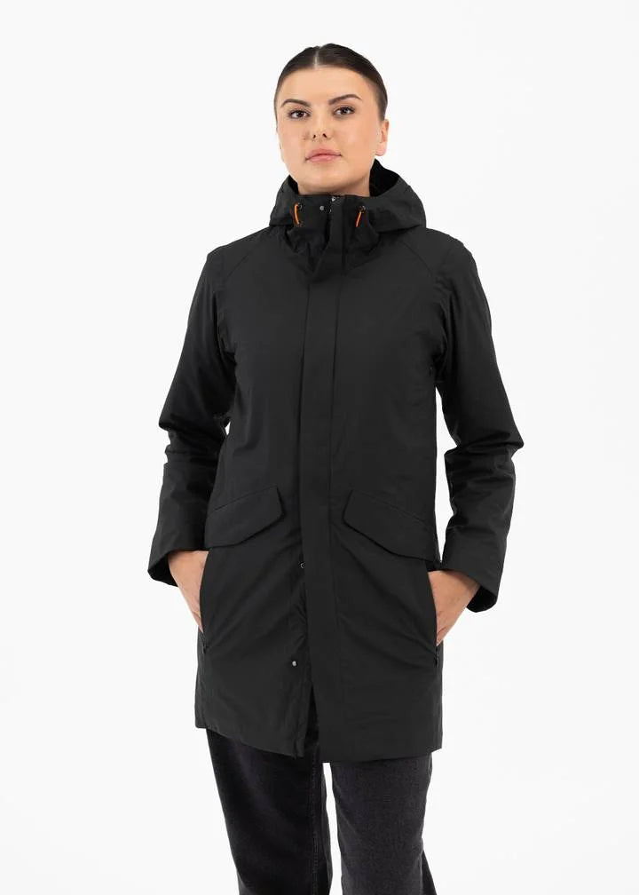 W LAUSANNE III PARKA SORT