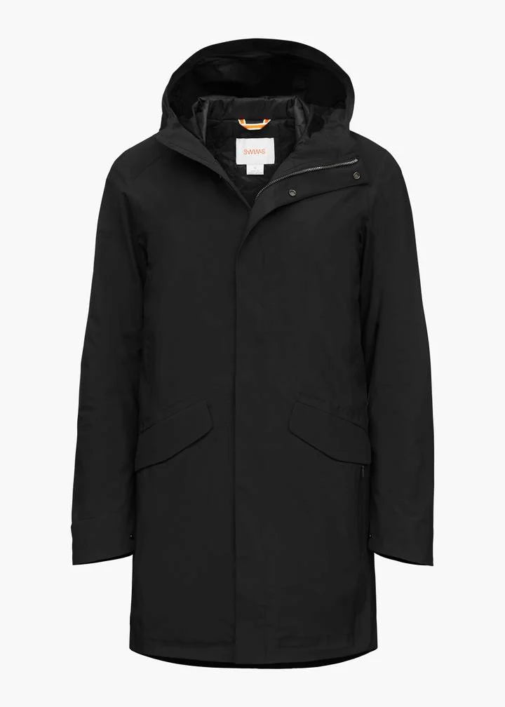 W LAUSANNE III PARKA SORT