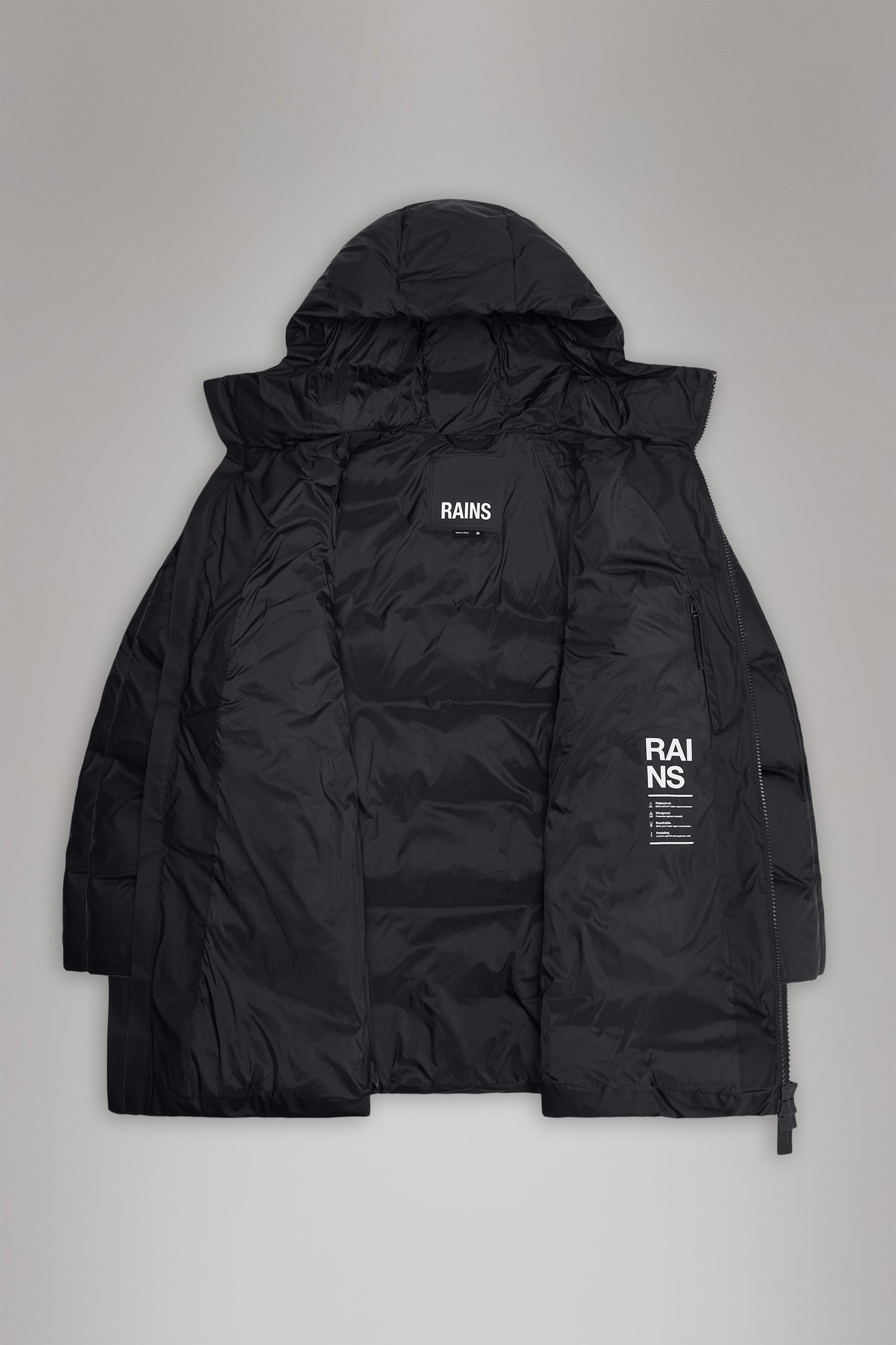 ALTA LONG PUFFER CARGO JACKET W3T4 NAVY
