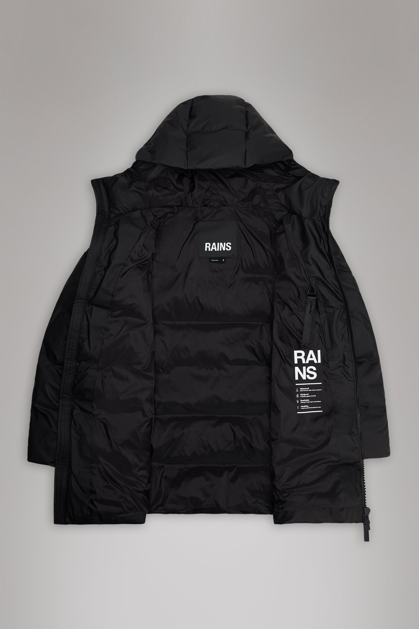 ALTA LONG PUFFER STRING JACKET W3T4 COAL