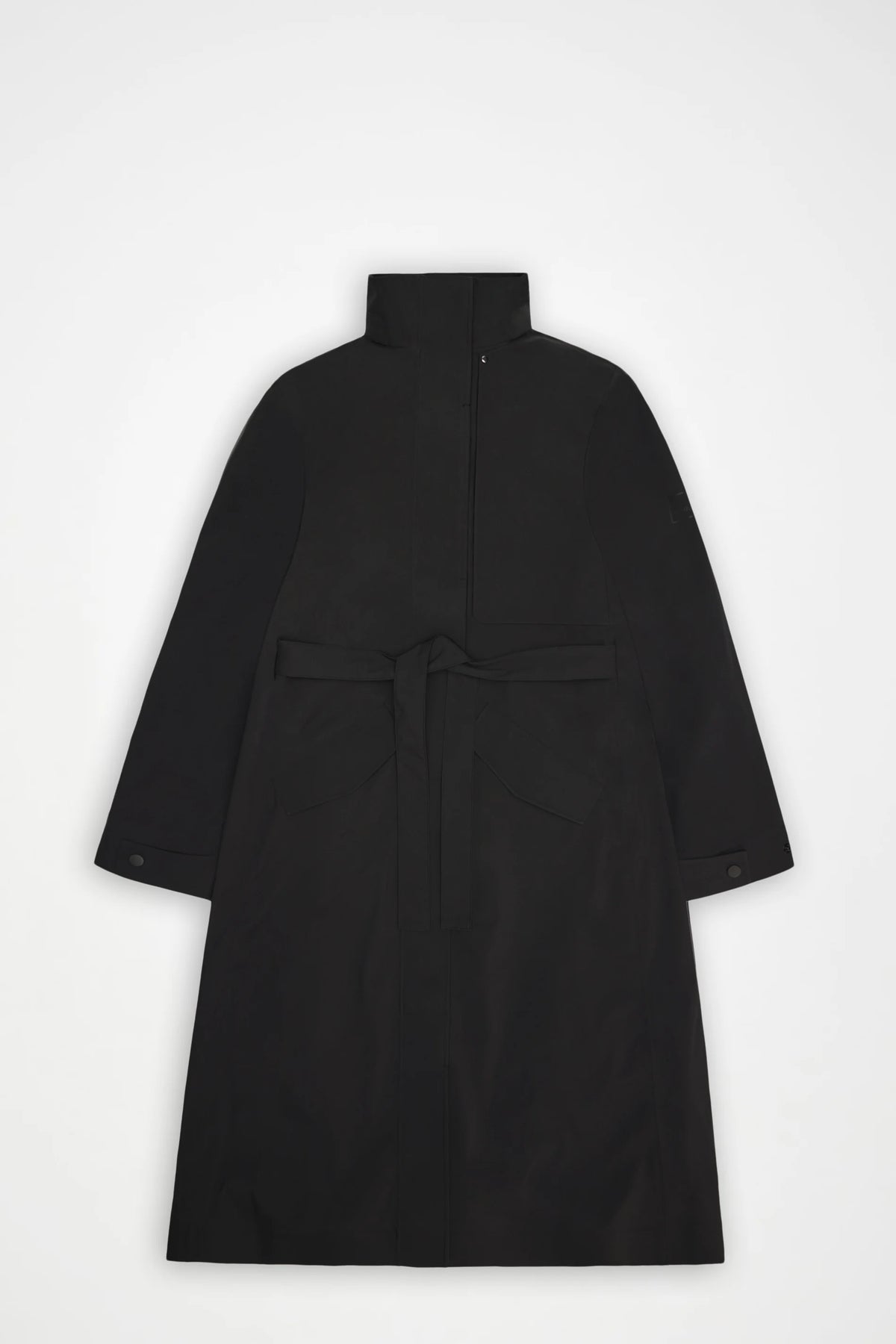 SUVA HARDSHELL TRENCH COAT BLACK