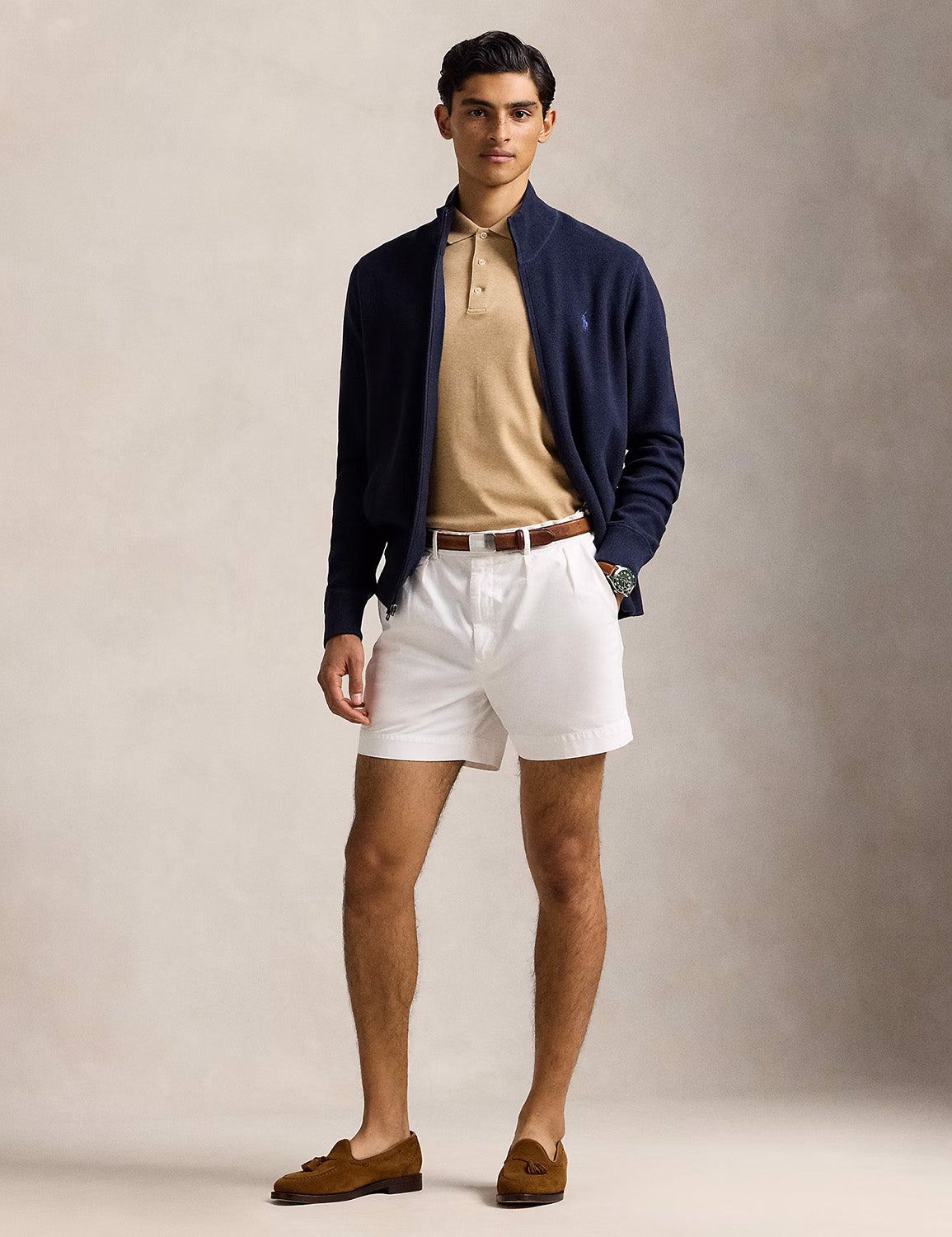 Long Sleeve - Full Zip Navy Heather