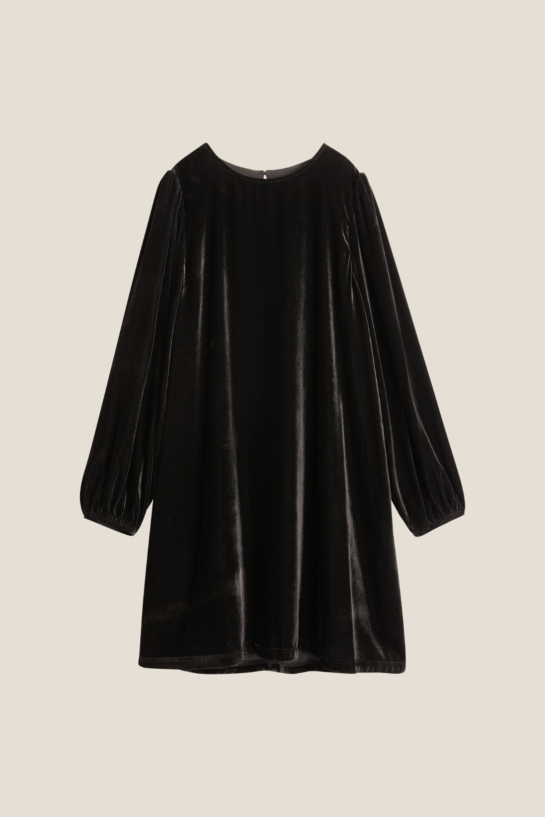 LUNA VELVET DRESS BLACK