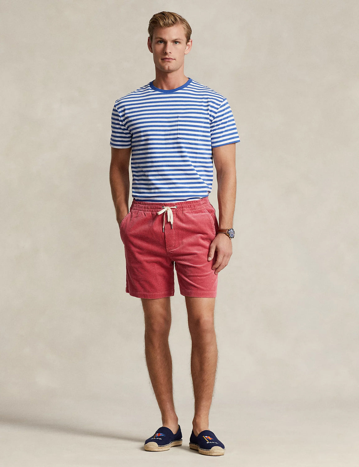 Polo Prepster Corduroy Shorts Red