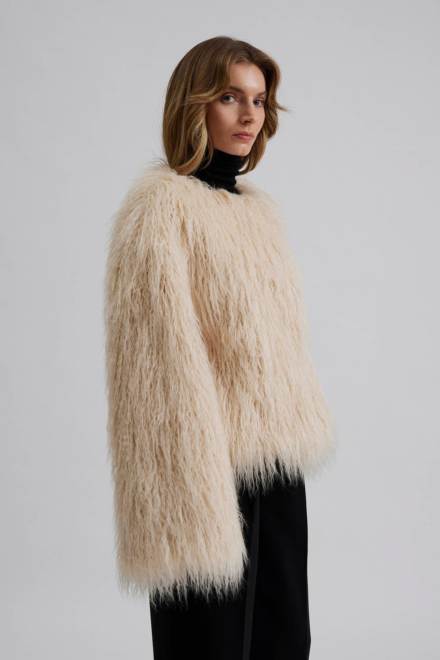 Manda faux fur jacket