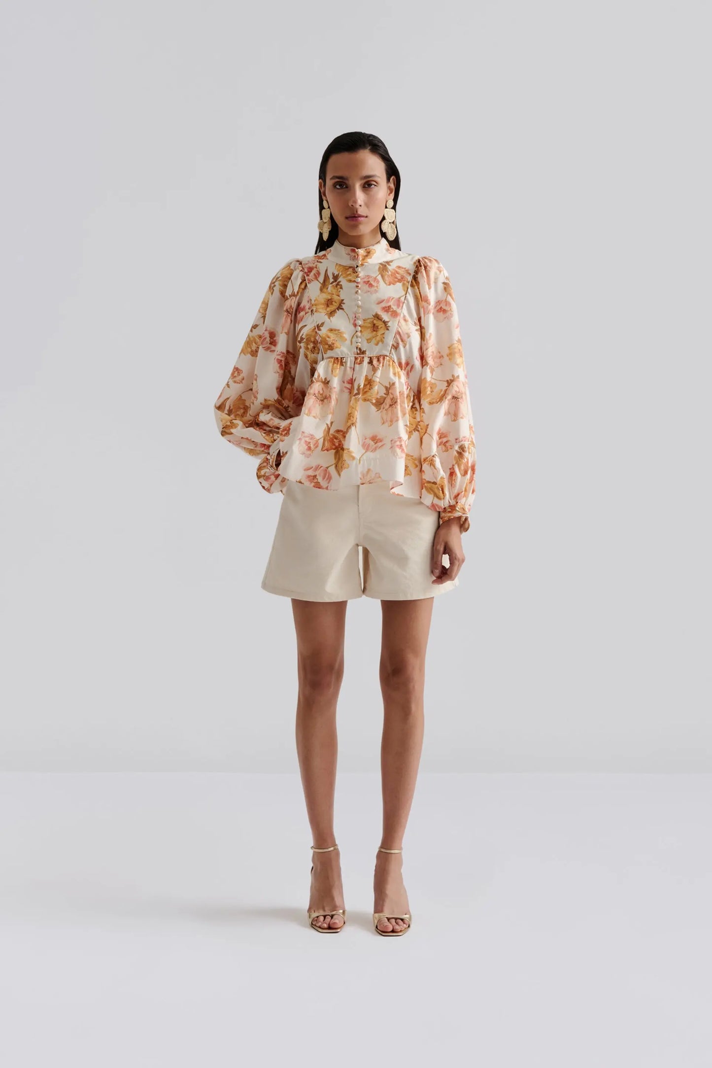 PERNILLA BLOUSE CREAM PEONY