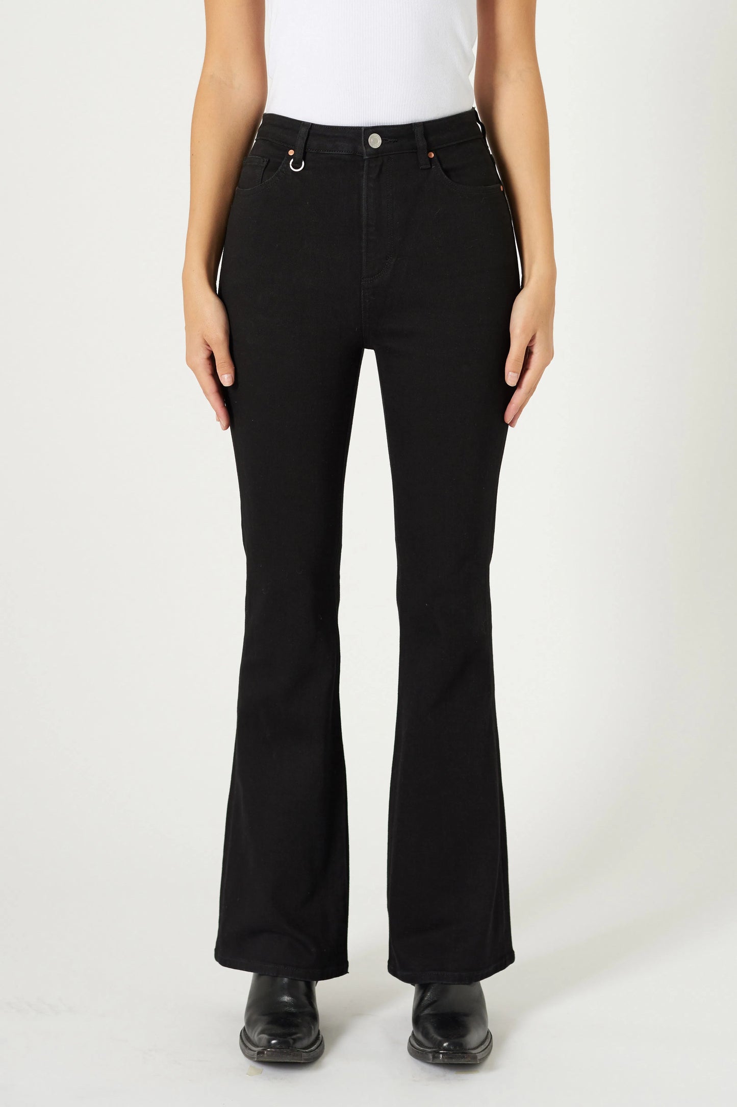 DEBBIE BOOTCUT ORGANIC JET BLACK