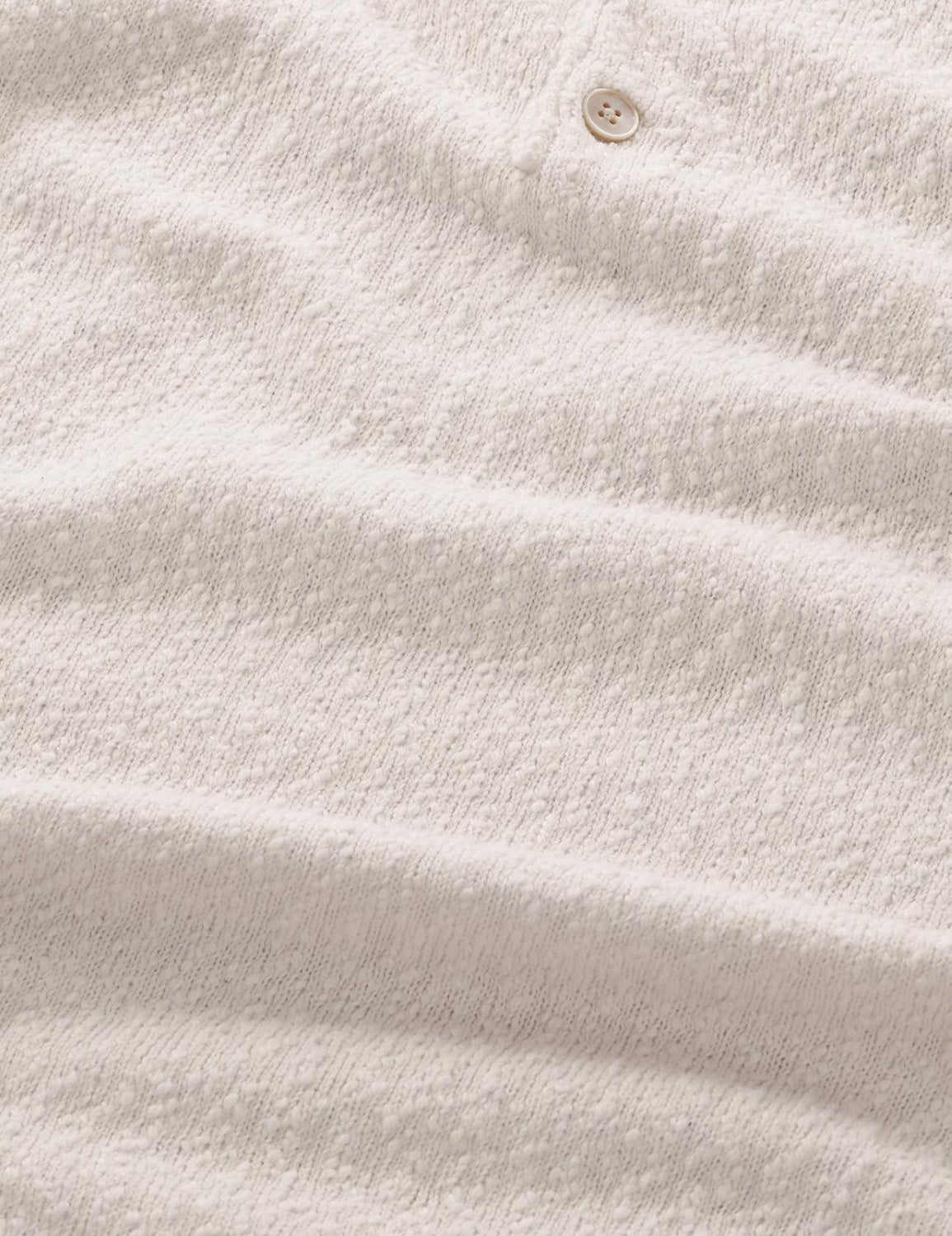 RANDY BOUCLE YARN POLO ECRU