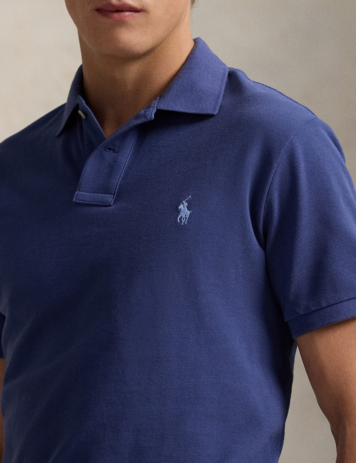 Short Sleeve Knit Light Navy