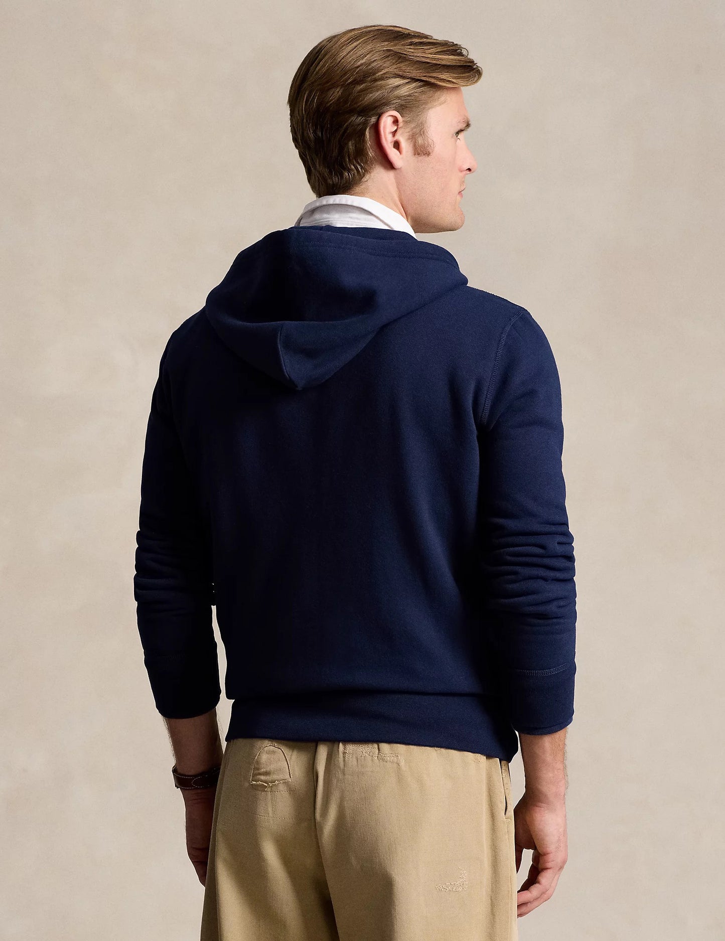 The RL Fleece Hoodie Cruise Navy