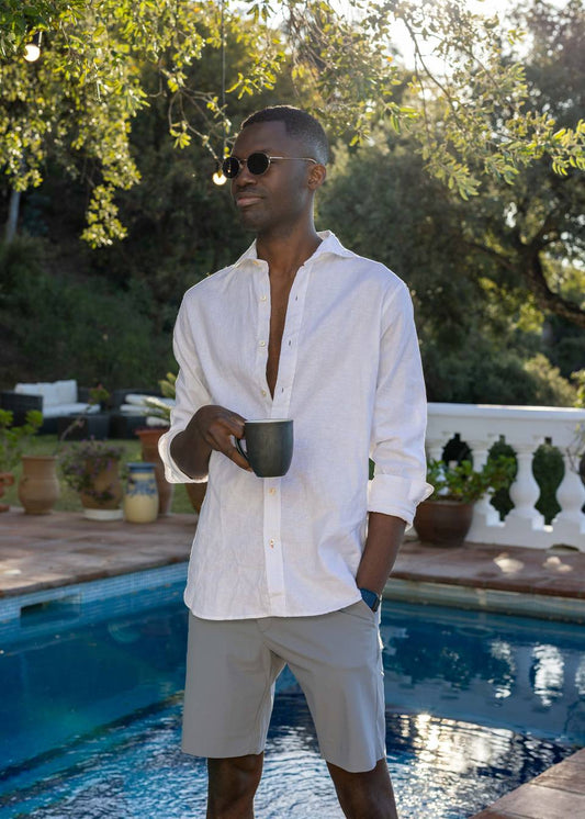 SANTORINI SPORT SHIRT WHITE