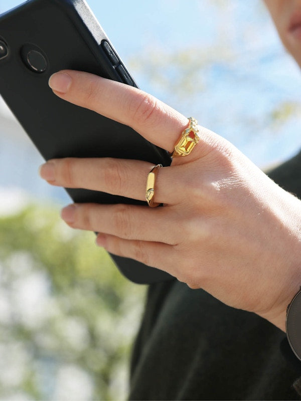 Lemon Disco Ring Gold HP