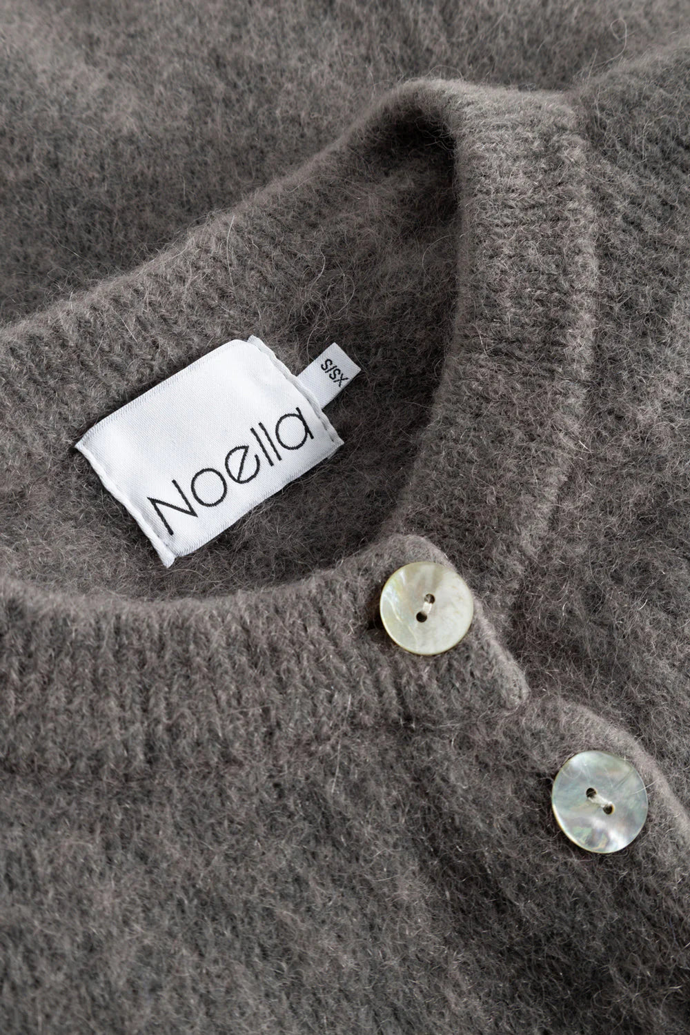 KAE KNIT CARDIGAN COFFEE