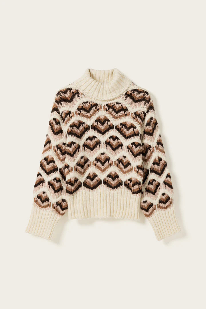 LATA KNIT IVORY MULTI