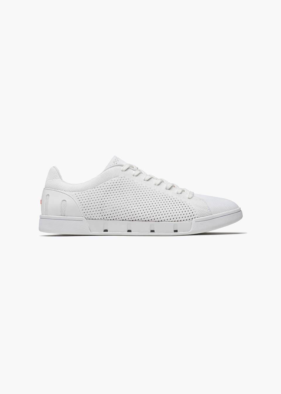 BREEZE TENNIS KNIT SKO HVIT
