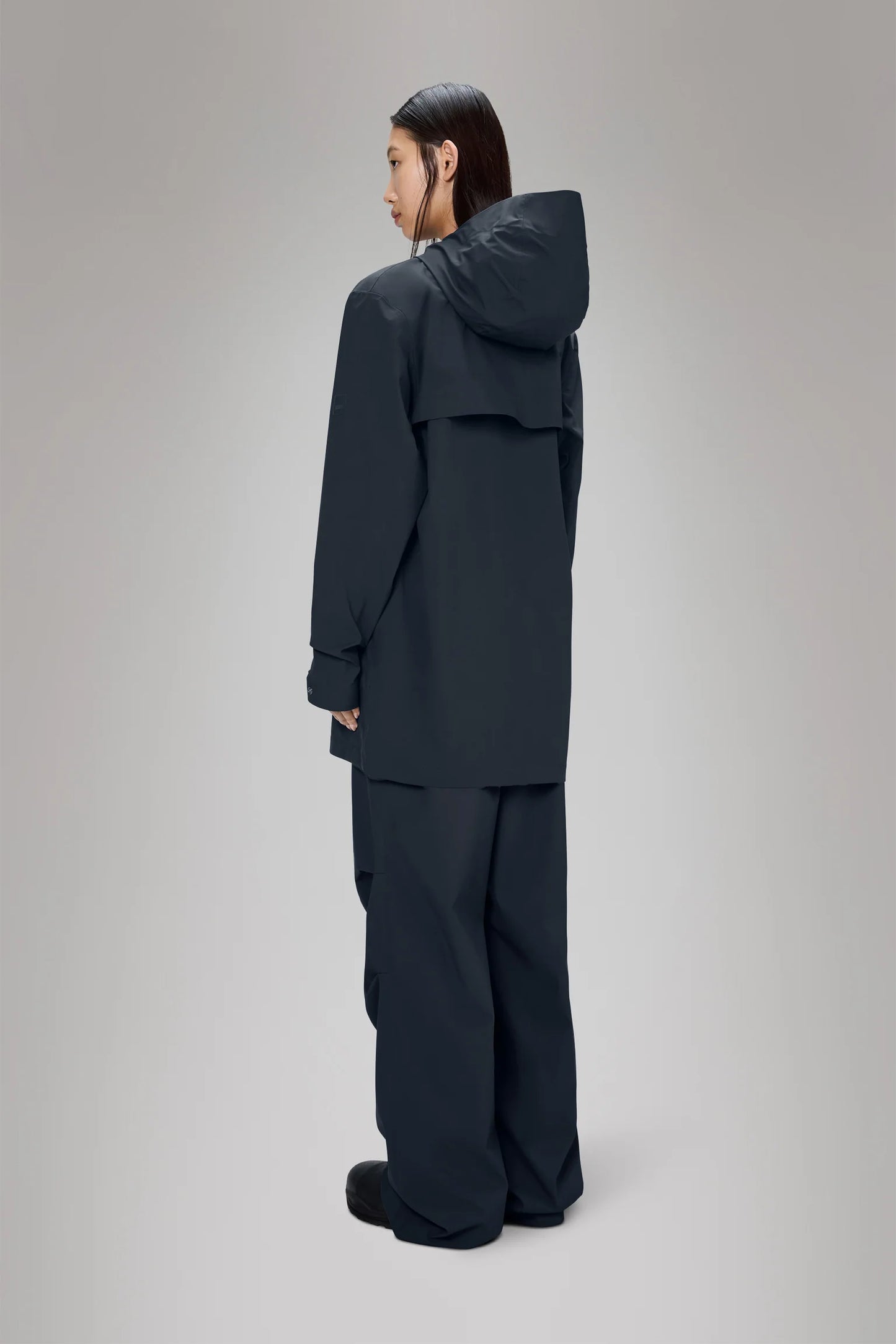 SUVA HARDSHELL LONG W JACKET NAVY