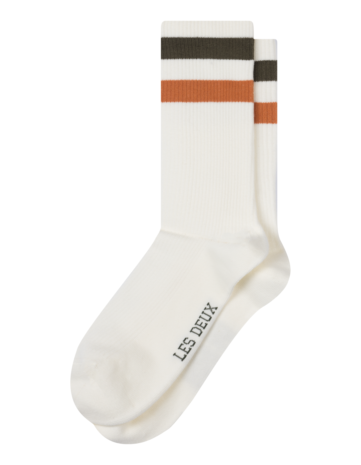 WOODS RIB STRIPE SOCKS 2 PACK