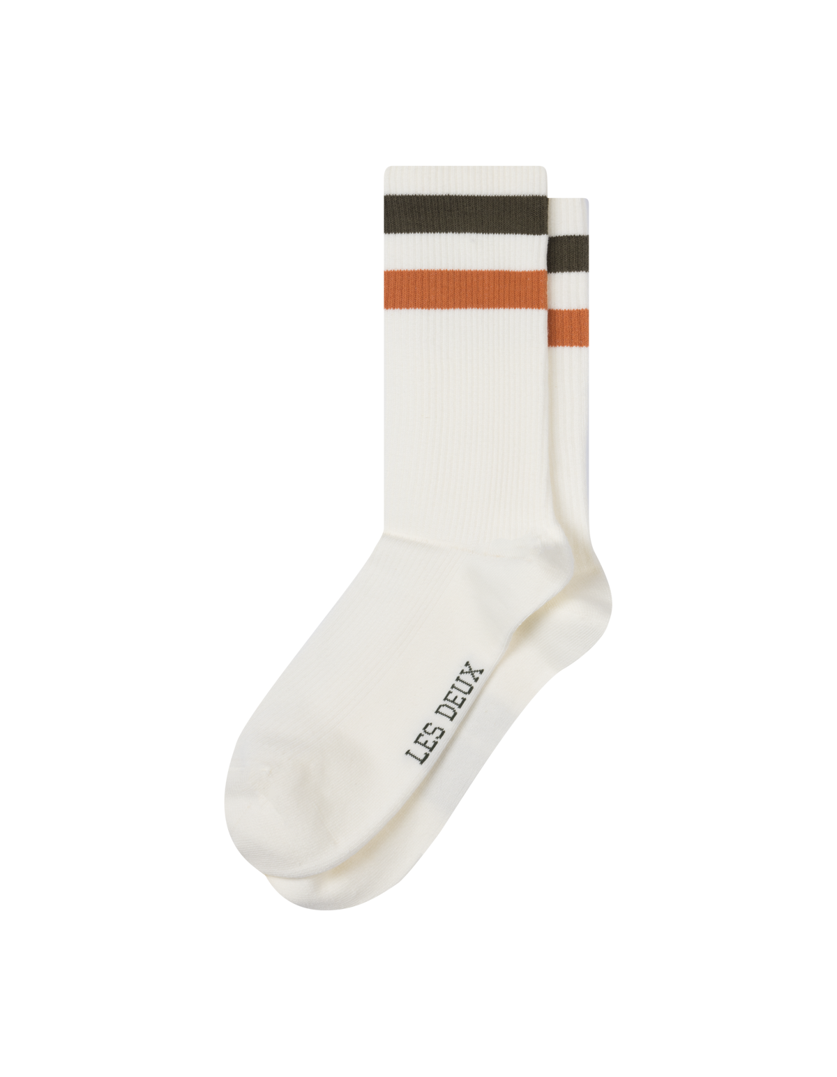 WOODS RIB STRIPE SOCKS 2 PACK