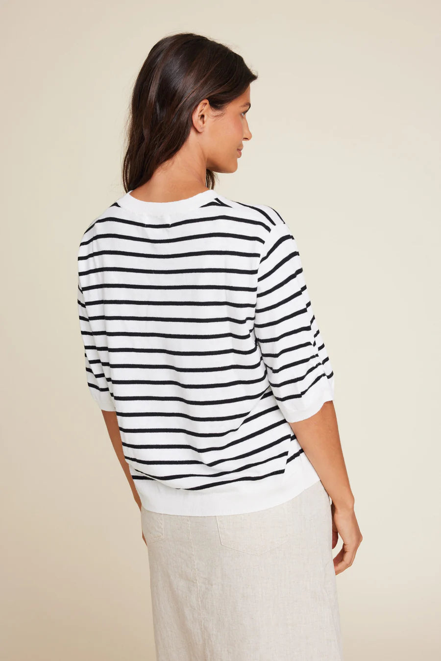 ARIEL KNITTED TOP STRIPE