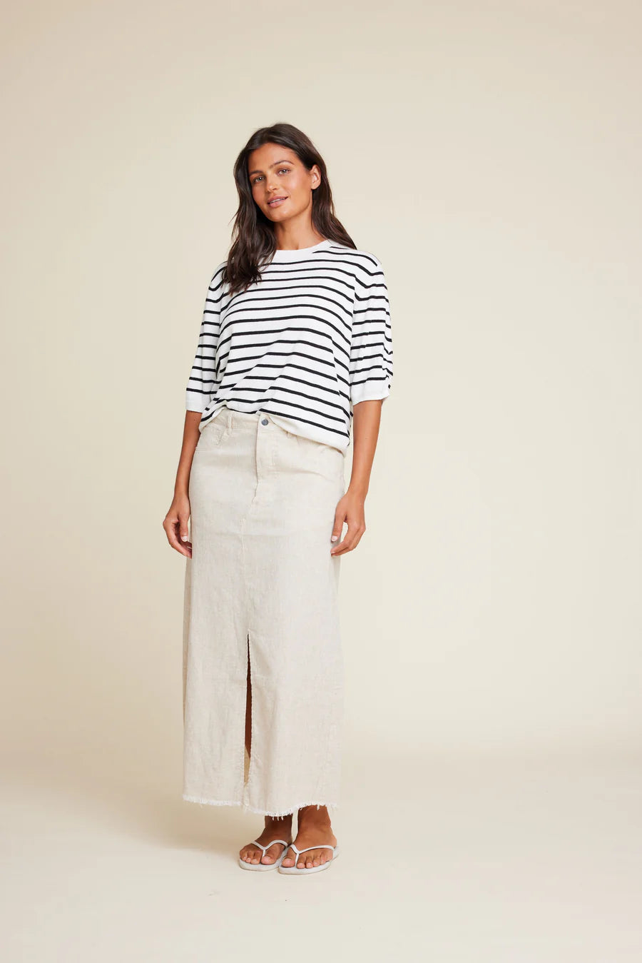ARIEL KNITTED TOP STRIPE