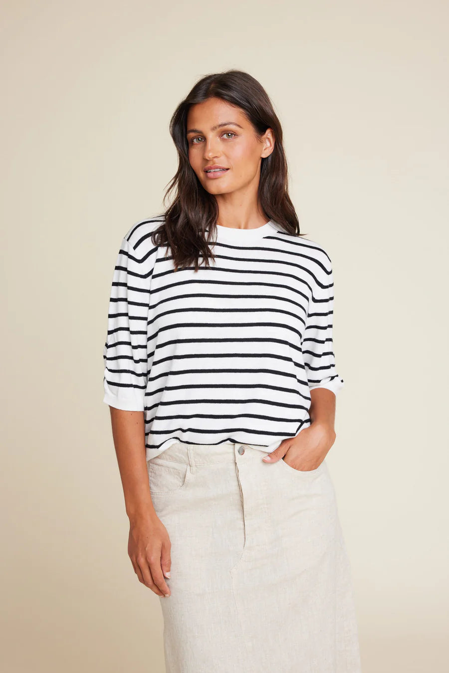 ARIEL KNITTED TOP STRIPE
