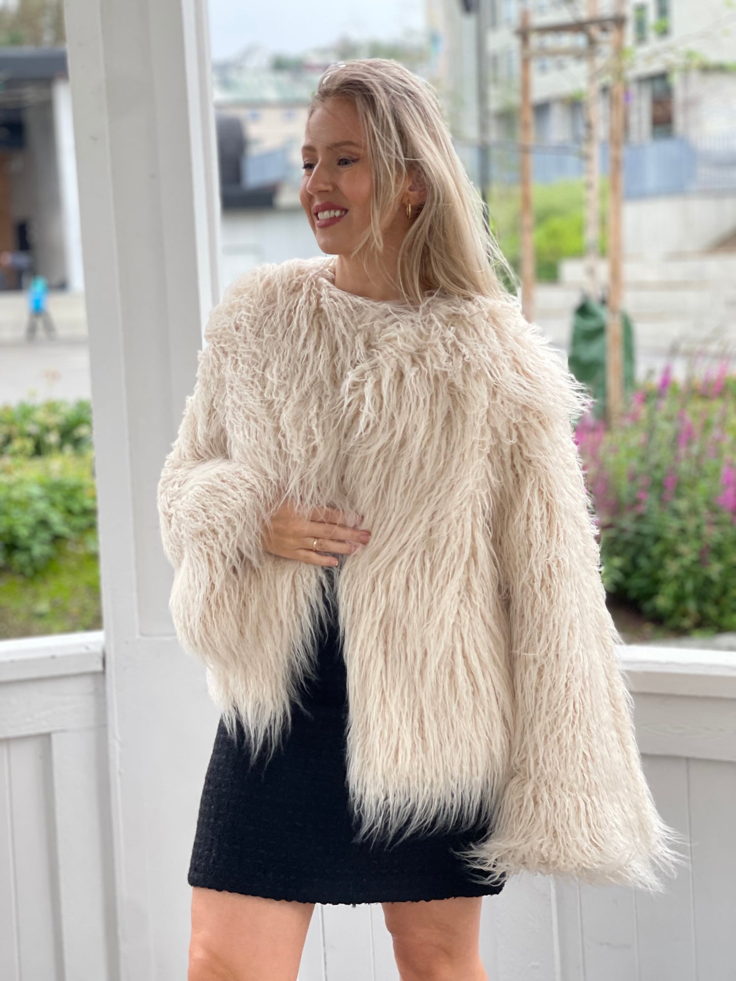 Manda faux fur jacket