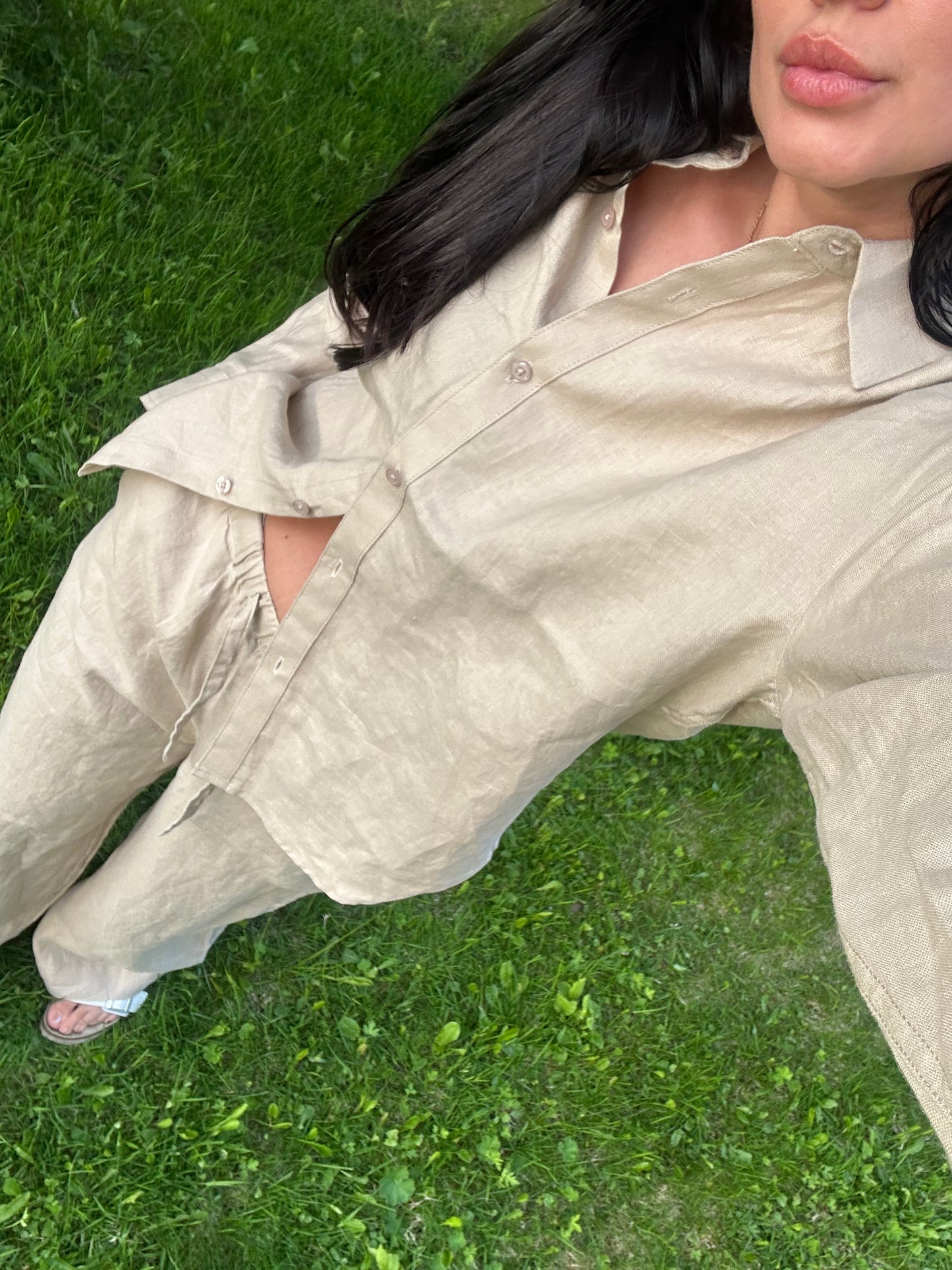 Agnes Oversized Linen Shirt
