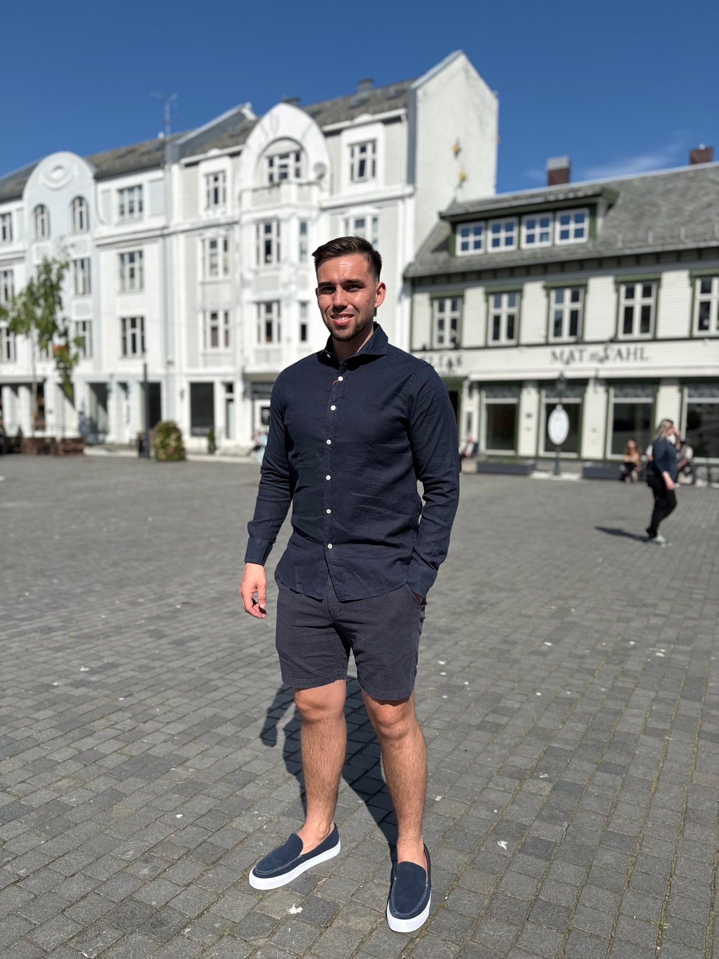 SAMOS SHORT NAVY