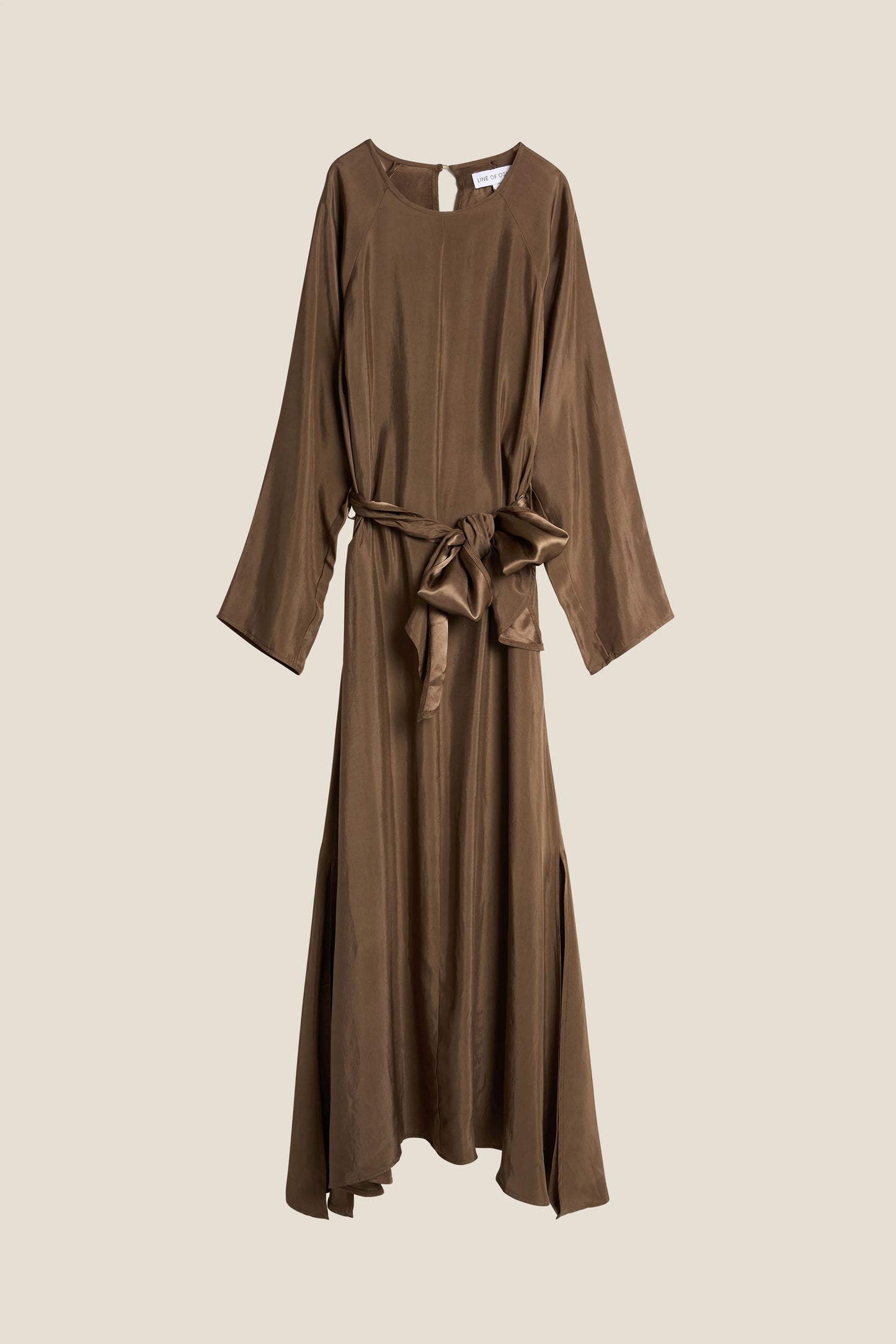 BRIDGET LONG DRESS BROWN