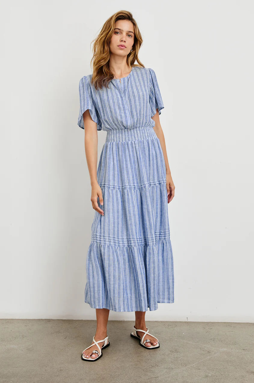CANNES DRESS LAKE VIEW STRIPE