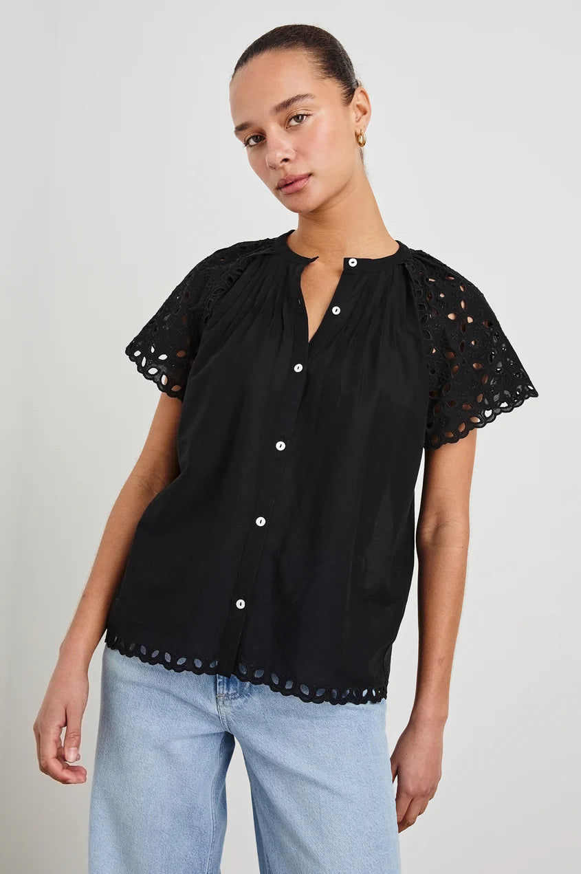 CERISE TOP BLACK
