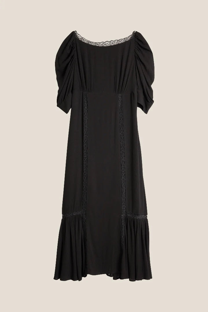 DOROTHY SOLID DRESS BLACK