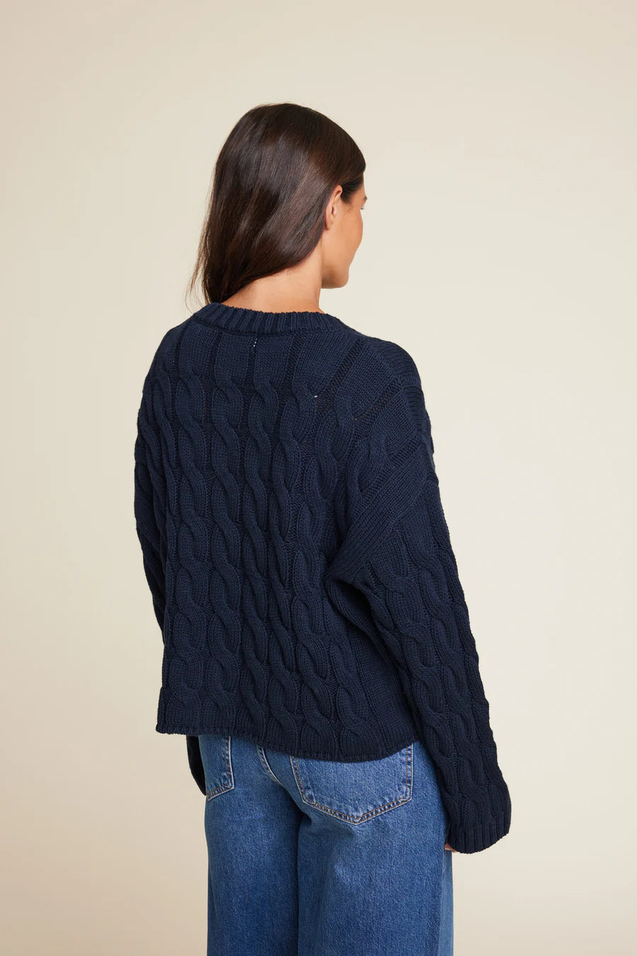 EMMA KNITTED SWEATER BLUE