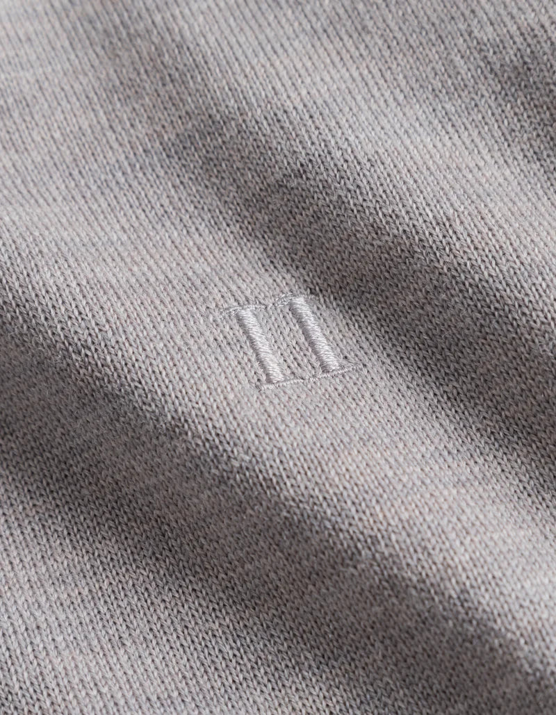GREYSON HALF-ZIP MERINO KNIT CONCRETE MELANGE