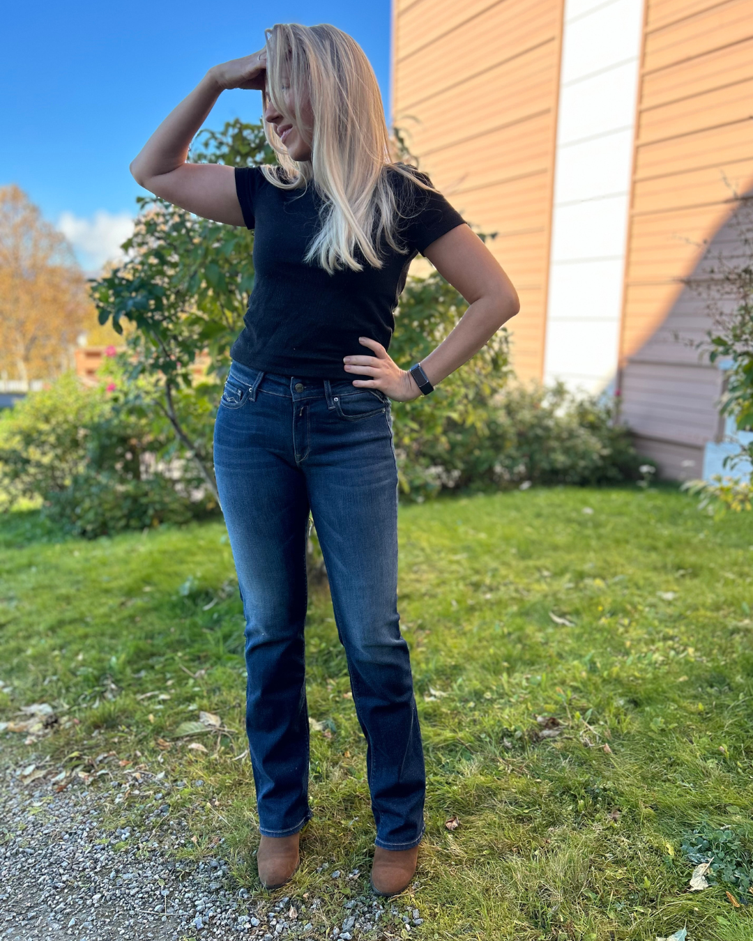 NEW LUZ BOOTCUT DARK BLUE