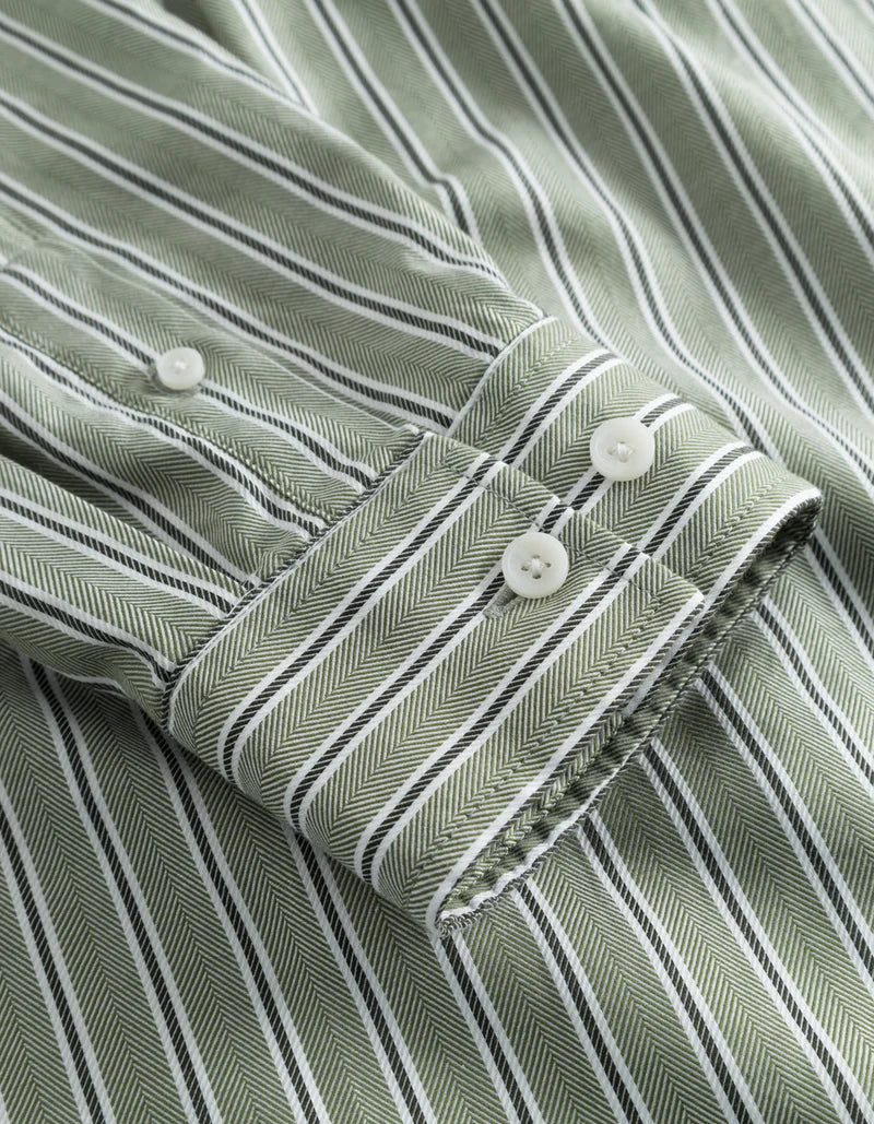 Kolton Herringbone Poplin Shirt
