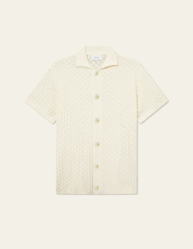 GESPERTUS SS KNIT SHIRT IVORY
