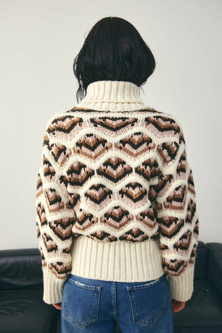 LATA KNIT IVORY MULTI