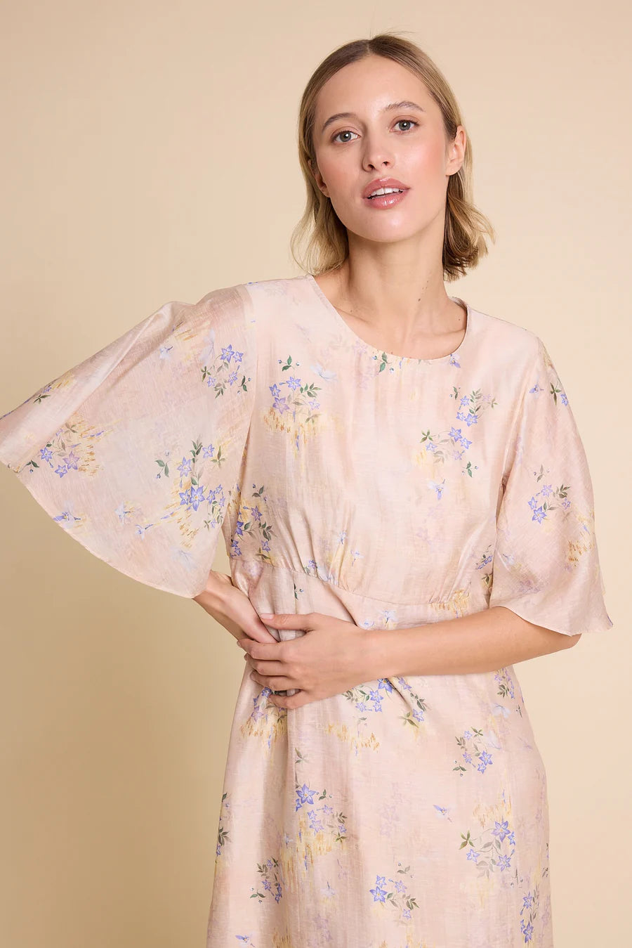 MILLER 25 PRINT DRESS NUDE
